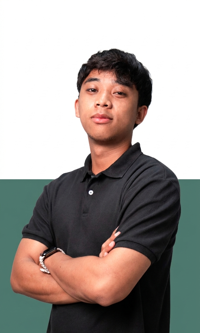 Charles Angelo Cuizon working on a Full Stack Web application